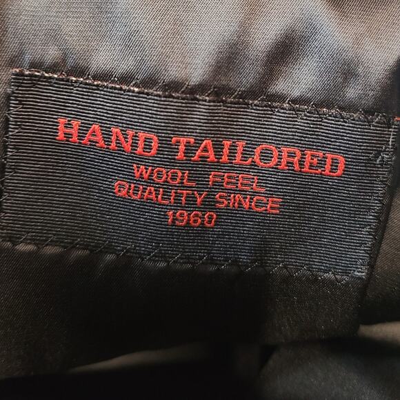 Leonardi Italy Black Velour Blazer Sports Coat Jacket Men's Size L Academia 2492 - Picture 5 of 9